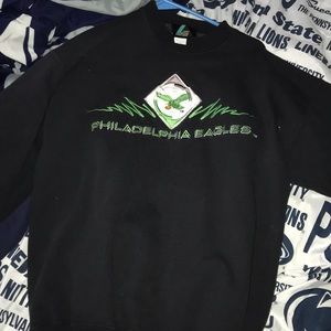 Retro eagles fleece pullover